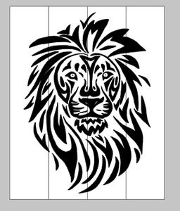 Lion 14x17