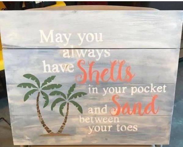 May you always have shells in your pocket 14x17