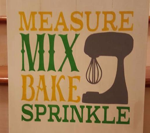 Measure Mix Bake Sprinkle 14x14