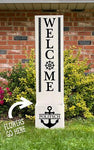 Porch Planter - Nautical Welcome with name
