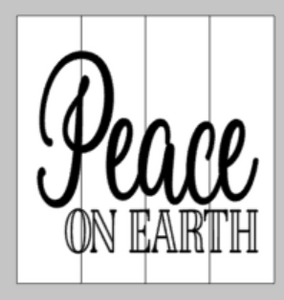 Peace on Earth 14x14