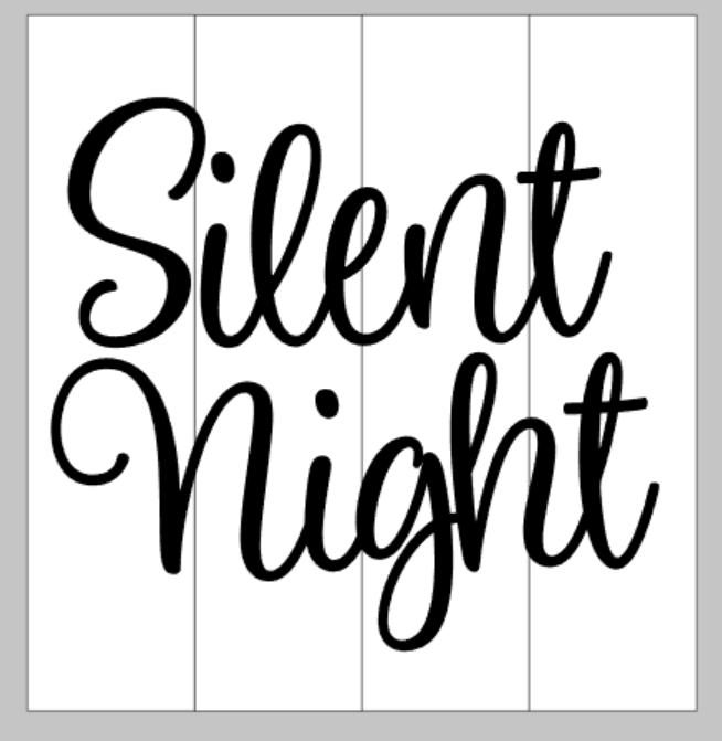 Silent Night 14x14