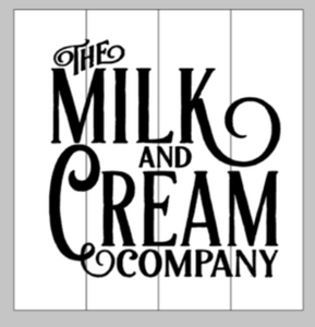 The milk and cream co 14X14