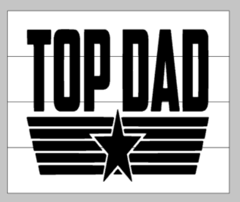 Top Dad 14x17
