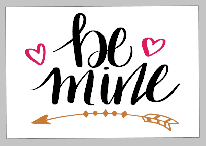 Valentines Day Tiles - Be Mine