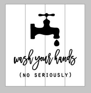 wash your hands (no seriously) with water spout 14x14