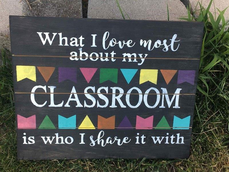 What i love most about my classroom 14X17
