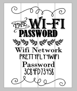 The Wifi Password 14x17