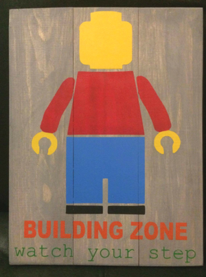 Building zone watch your step 10.5x14