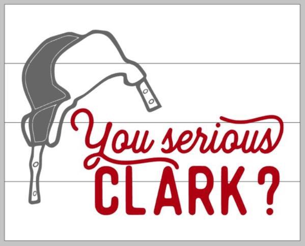You serious Clark? 14x17